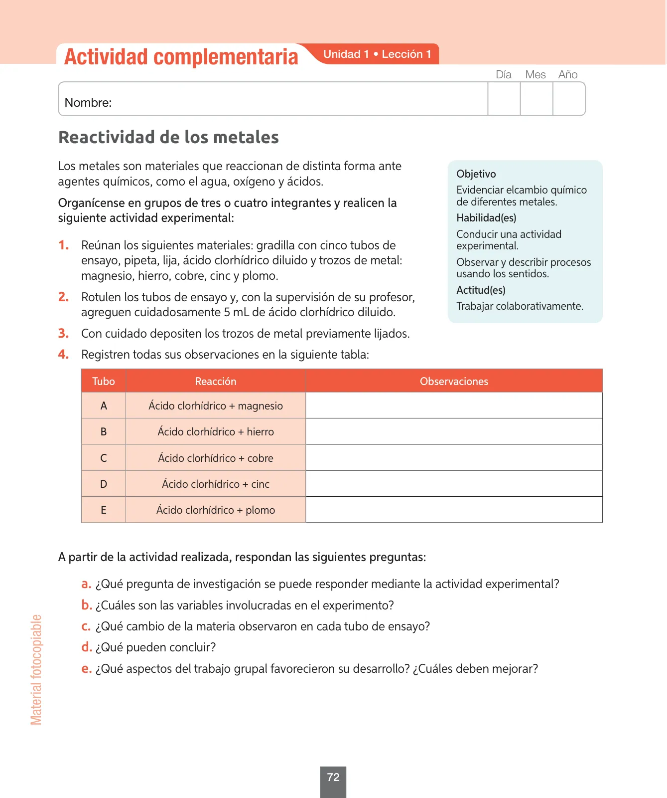 Miniatura página 73 de Ciencias Naturales – Séptimo Básico | Texto del Estudiante MINEDUC – Descargar PDF · 2024