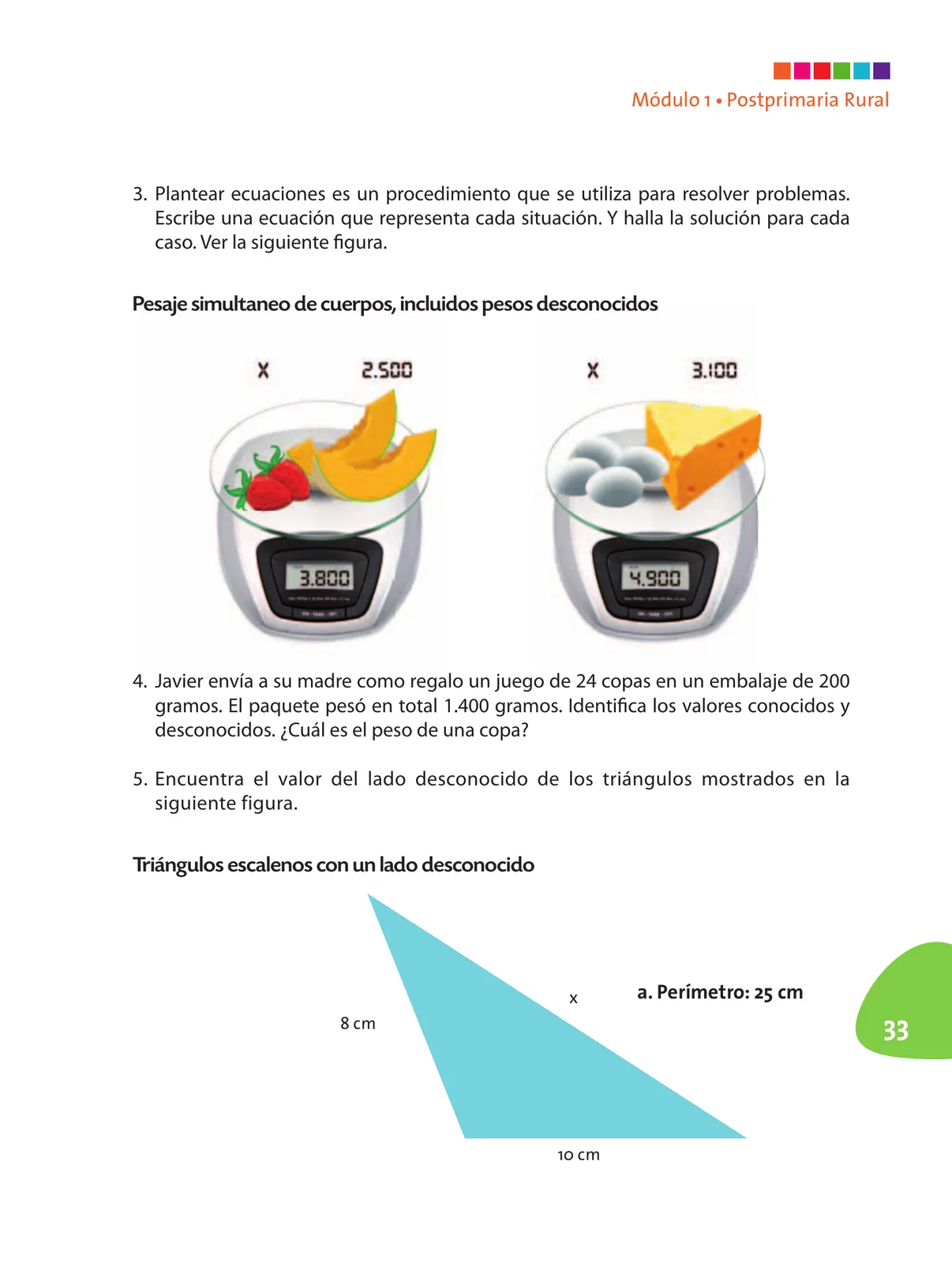 Miniatura página 34 de Matematica 7° · Postprimaria