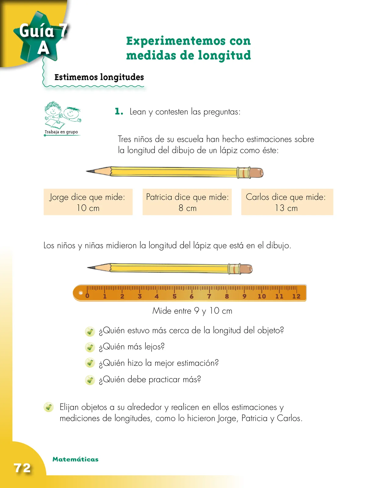 Página 72 de Matematica 2° · Cartilla 01
