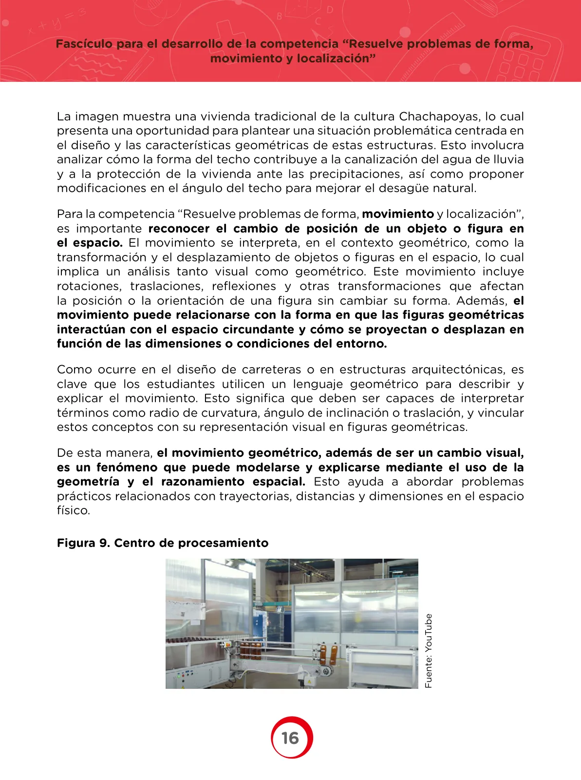 Miniatura página 16 de Fascículo para el desarrollo de competencia Resuelve problemas de forma, movimiento y localización · 2024