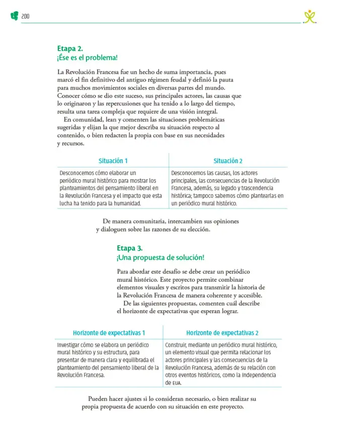 Página 201 de Colección Nanahuatzin. Nuestro libro de Proyectos. Tomo II. Libro de Educación Telesecundaria Grado 3° Ciclo Escolar 2025 - 2026