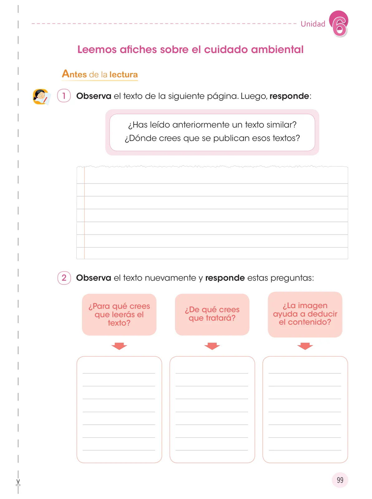 Página 101 de Comunicación 3 : cuaderno de trabajo para tercer grado de Educación Primaria 2019 · 2019