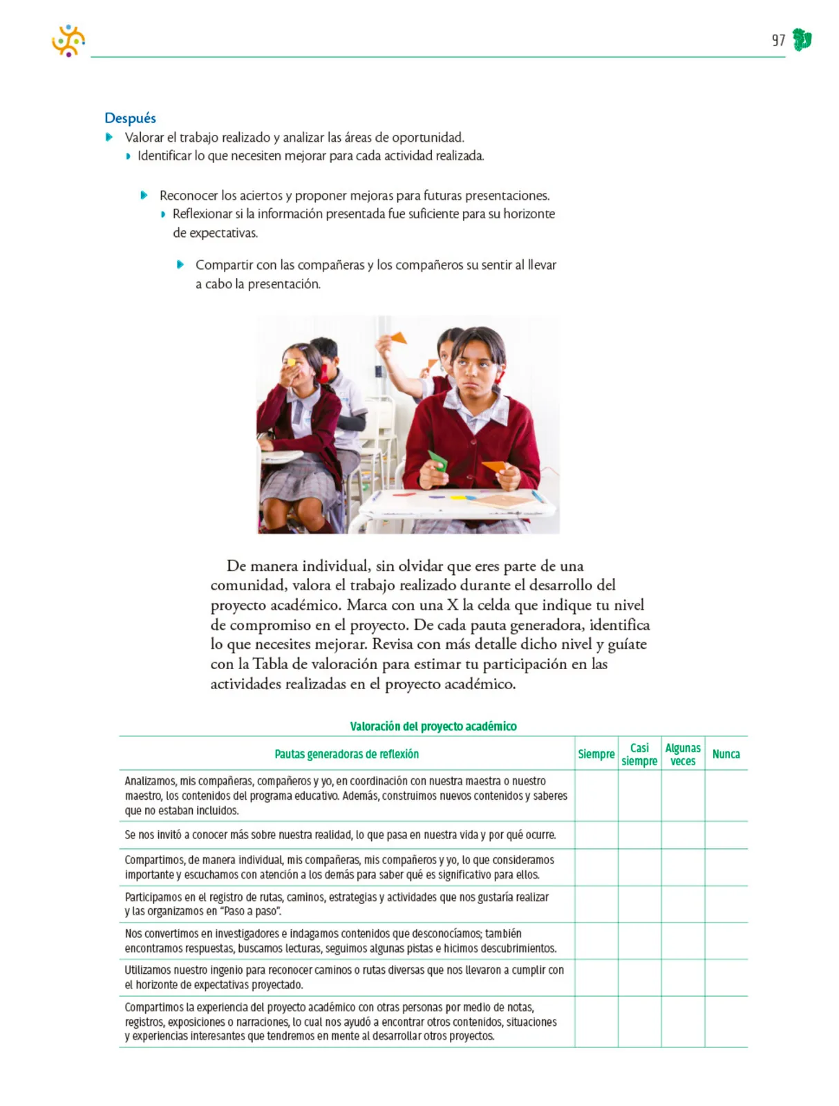Página 98 de Colección Nanahuatzin. Nuestro libro de Proyectos.  Tomo II.  Libro de Educación Telesecundaria Grado 3°  Ciclo Escolar 2025 - 2026