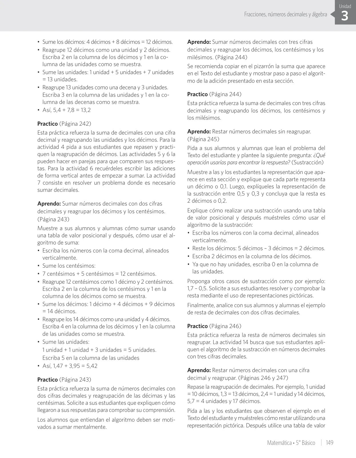 Página 61 de Matemática – Quinto Básico | Texto del Estudiante MINEDUC – Descargar PDF · 2024