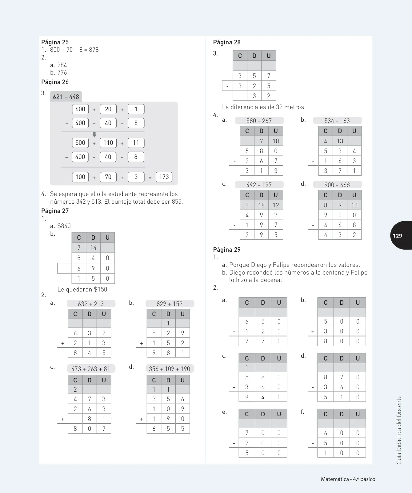 Página 318 de Matemática – Cuarto Básico | Texto del Estudiante MINEDUC – Descargar PDF · 2024