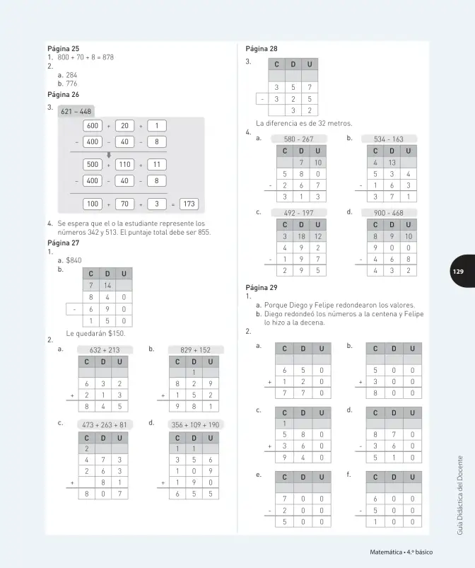Página 318 de Matemática – Cuarto Básico | Texto del Estudiante MINEDUC – Descargar PDF · 2024