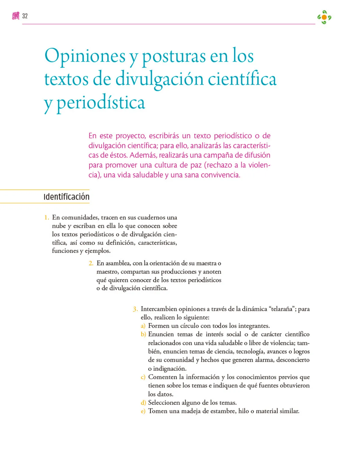 Miniatura página 33 de Colección Sk´asolil. Nuestro libro de proyectos.   Libro de Educación Secundaria Grado 2°  Ciclo Escolar 2025 - 2026