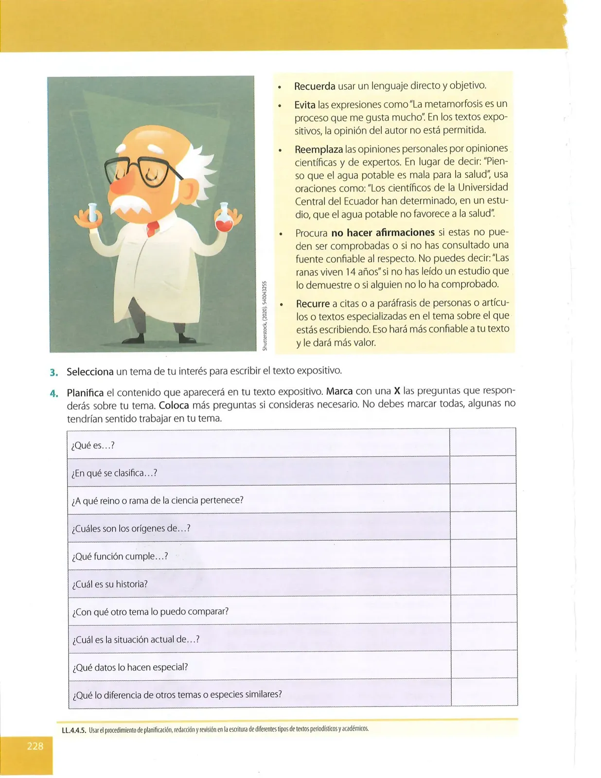 Miniatura página 228 de Lengua Y Literatura · 8 EGB · 2025