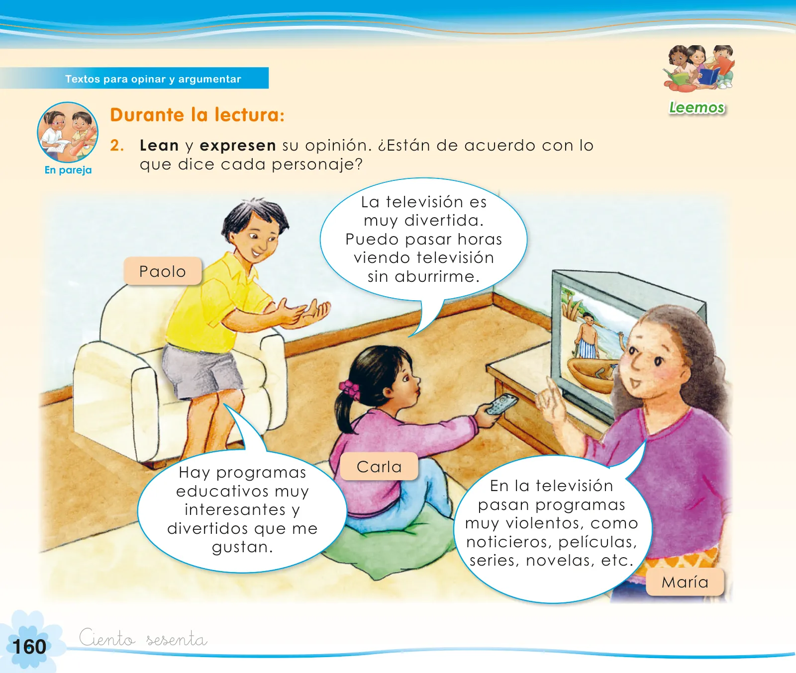 Miniatura página 162 de Comunicación 1 : cuaderno de trabajo para primer grado de Educación Primaria 2019 · 2019