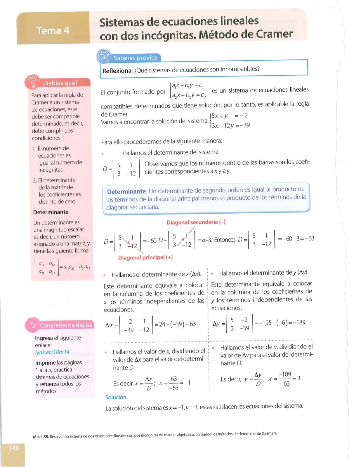Página 148 de Matematica · 10 EGB · 2025