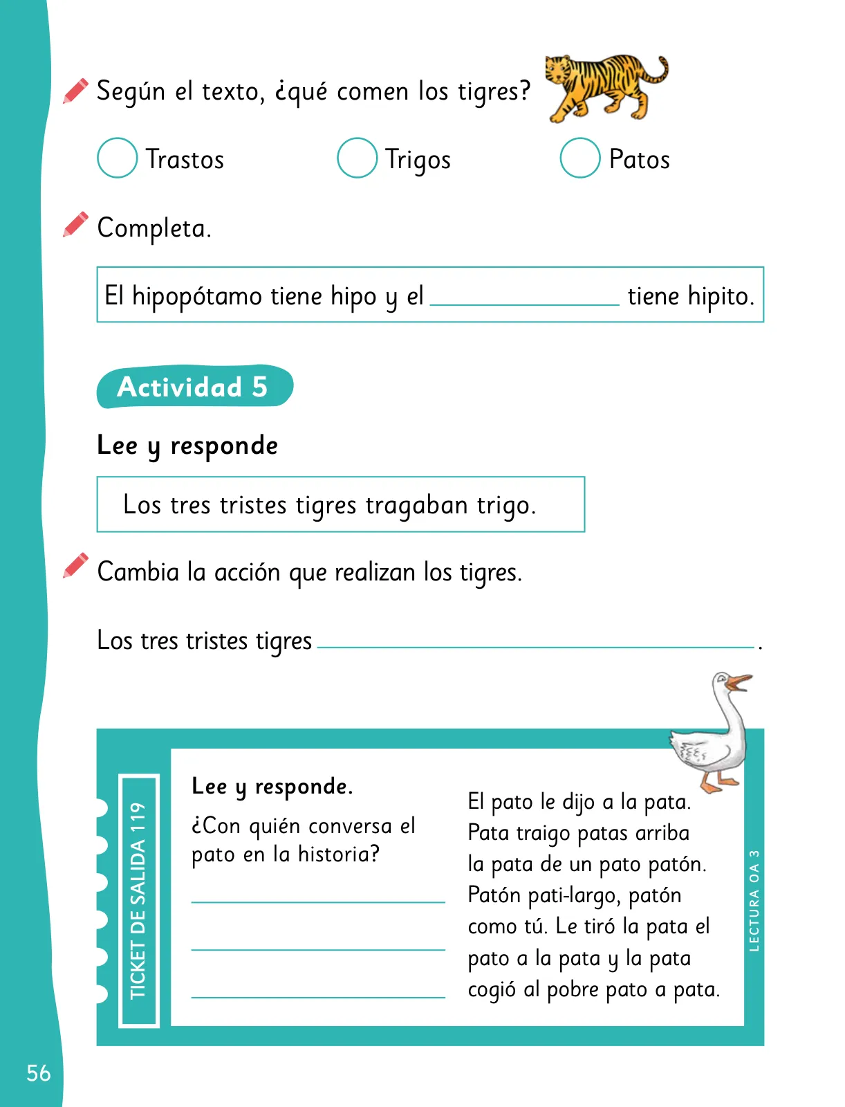 Página 58 de Lenguaje y Comunicación – Segundo Básico – Texto del Estudiante MINEDUC – Descargar PDF · 2024