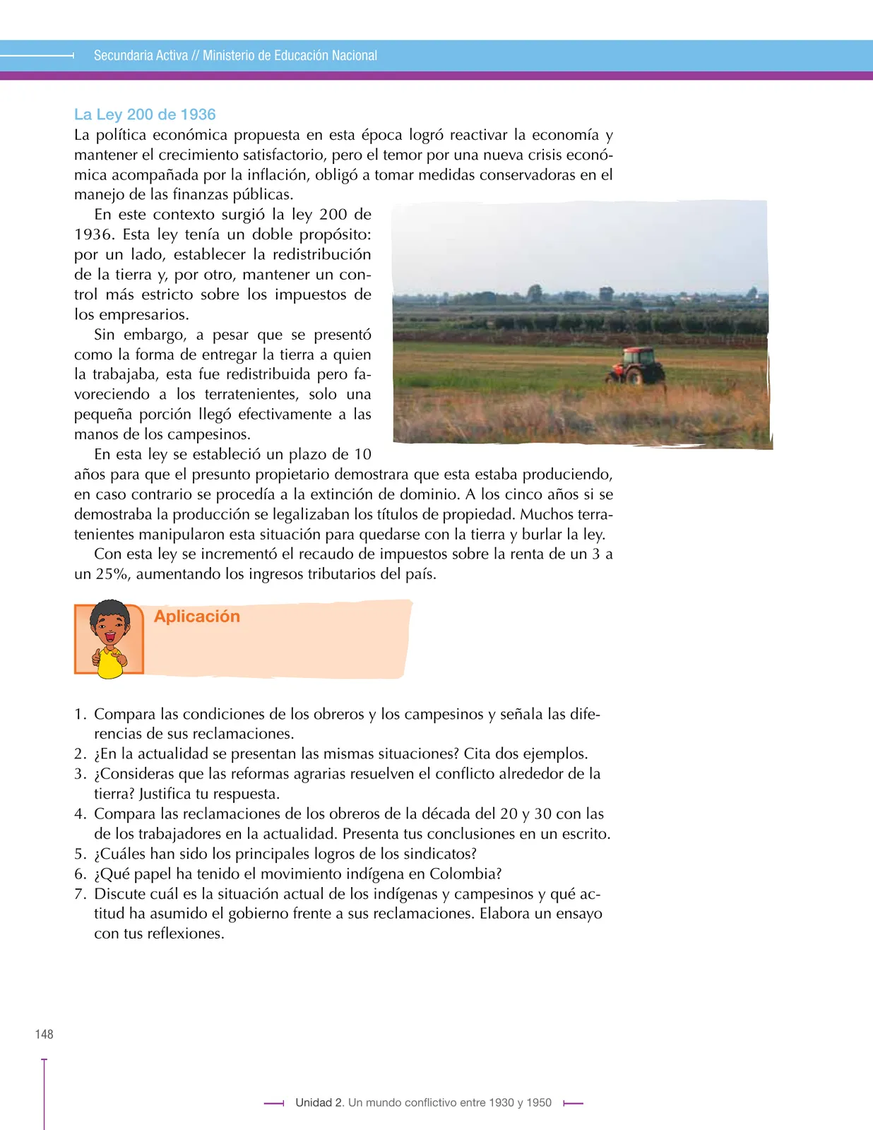Página 148 de Ciencias Sociales 9° · Secundaria Activa