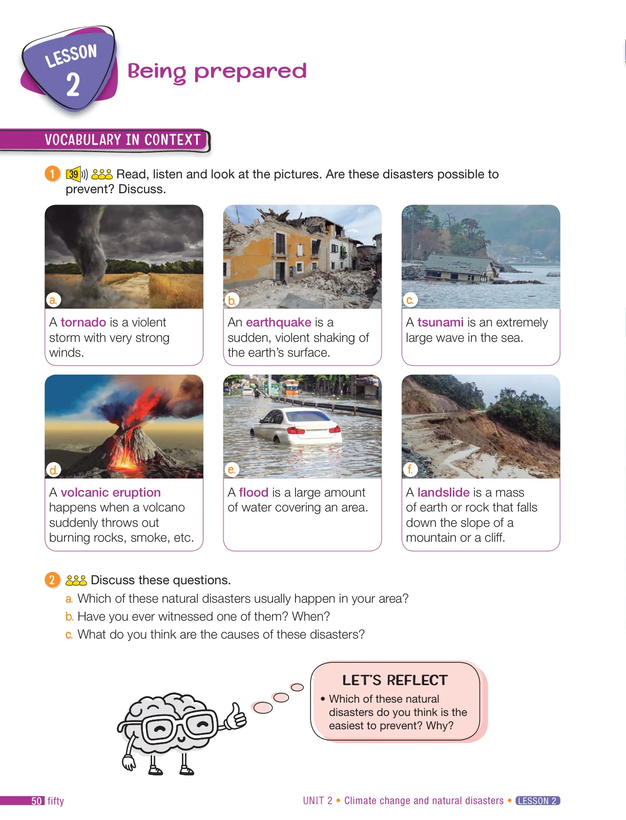Miniatura página 52 de Inglés – Séptimo Básico | Student’s Book MINEDUC – Descargar PDF · 2024
