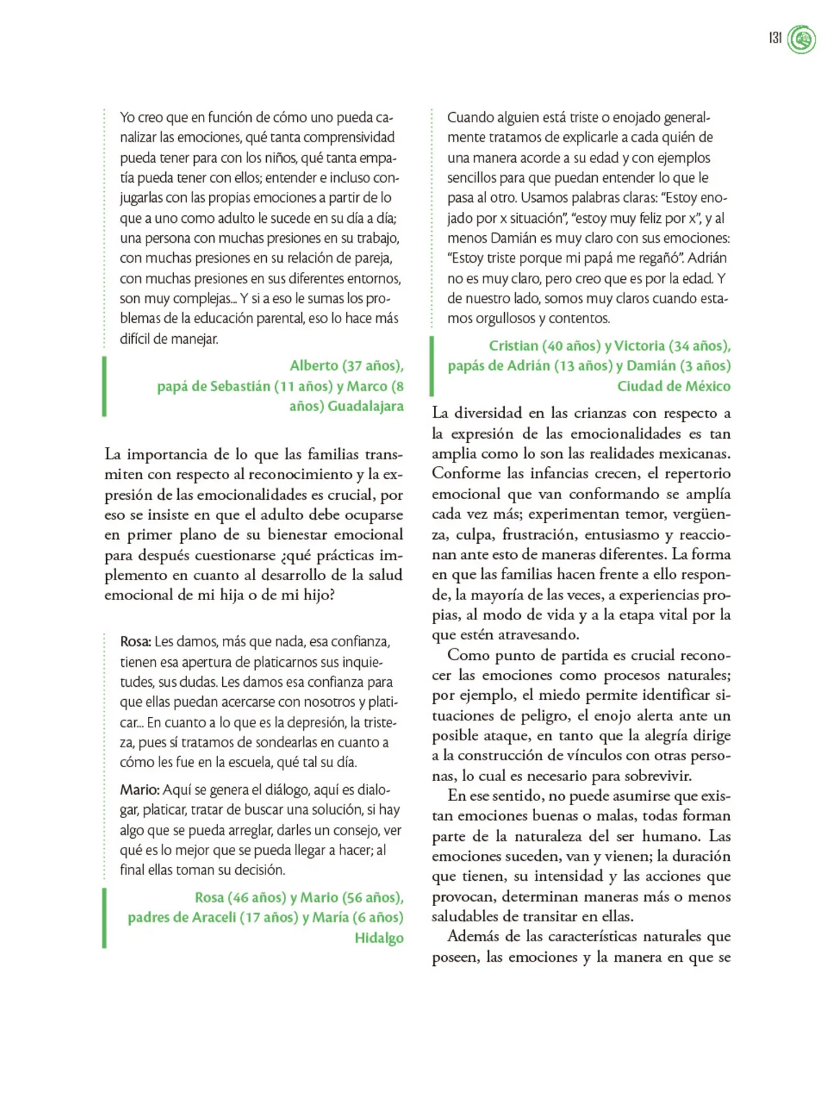 Miniatura página 132 de Crianza para la libertad. Libro para las familias. Fase 2  Libro de Educación Preescolar Grado 1°, 2°, 3°  Ciclo Escolar 2025 - 2026