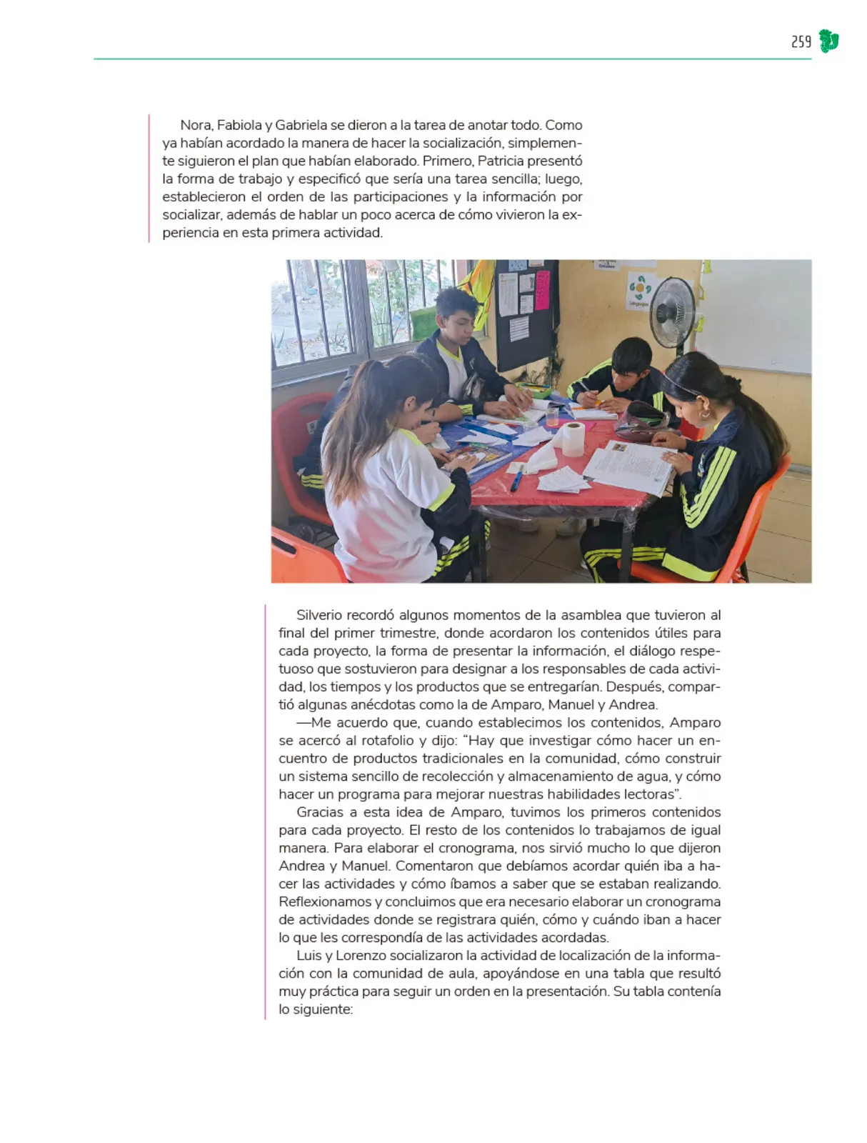 Miniatura página 260 de Colección Ximhai. Nuestro libro de Proyectos.  Tomo II.   Libro de Educación Telesecundaria Grado 1°  Ciclo Escolar 2025 - 2026