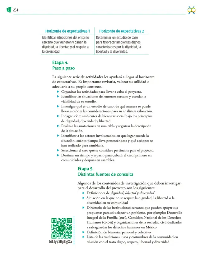 Página 235 de Colección Ximhai. Nuestro libro de Proyectos. Tomo III. Libro de Educación Telesecundaria Grado 1° Ciclo Escolar 2025 - 2026