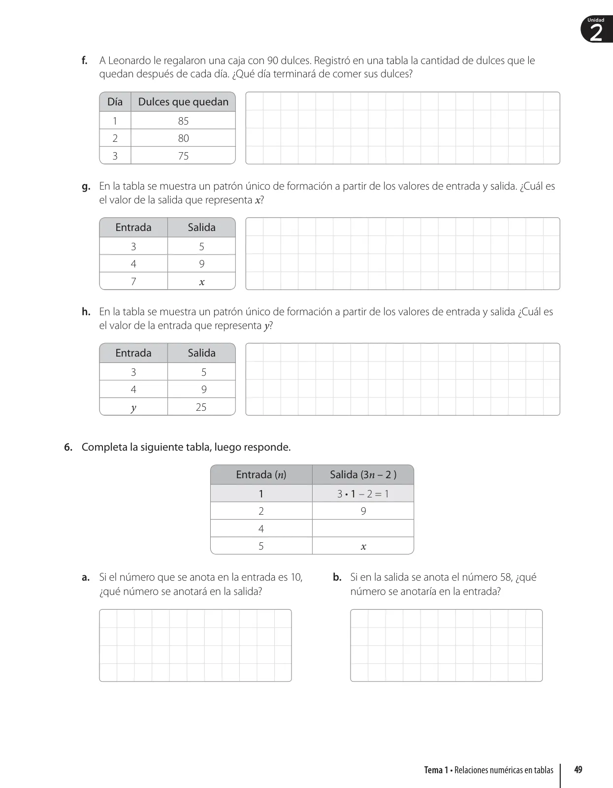 Miniatura página 51 de Matemática – Sexto Básico | Texto del Estudiante MINEDUC – Descargar PDF · 2024
