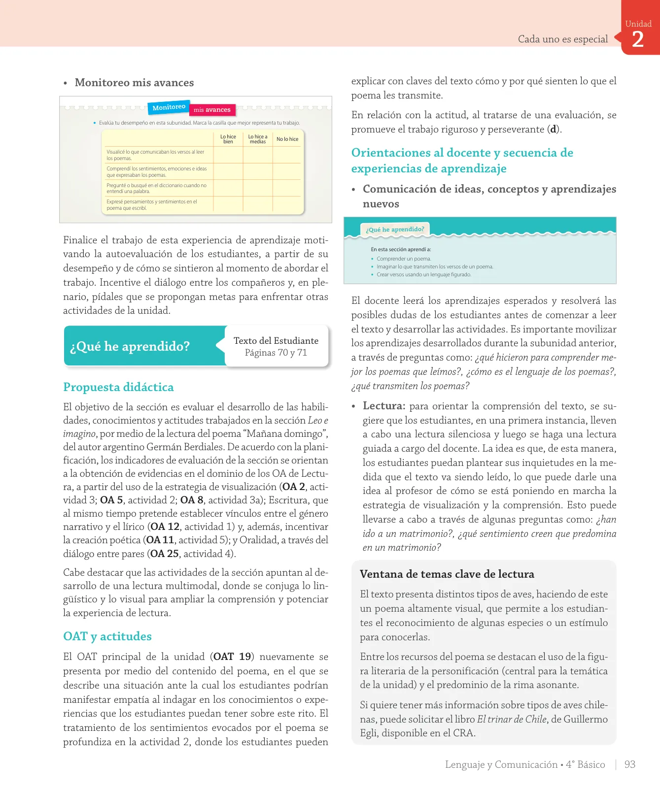Página 139 de Lenguaje y Comunicación – Cuarto Básico | Texto del Estudiante MINEDUC – Descargar PDF · 2024