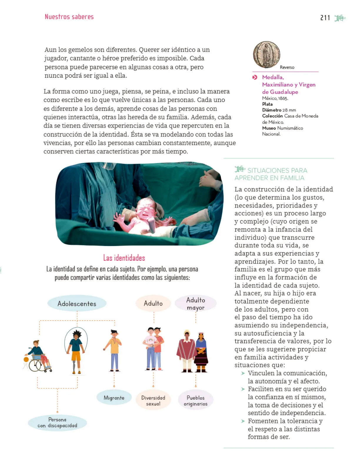 Página 212 de Nuestros saberes: Libro para alumnos, maestros y familia.   Libro de Educación Primaria Grado 5°  Ciclo Escolar 2025 - 2026
