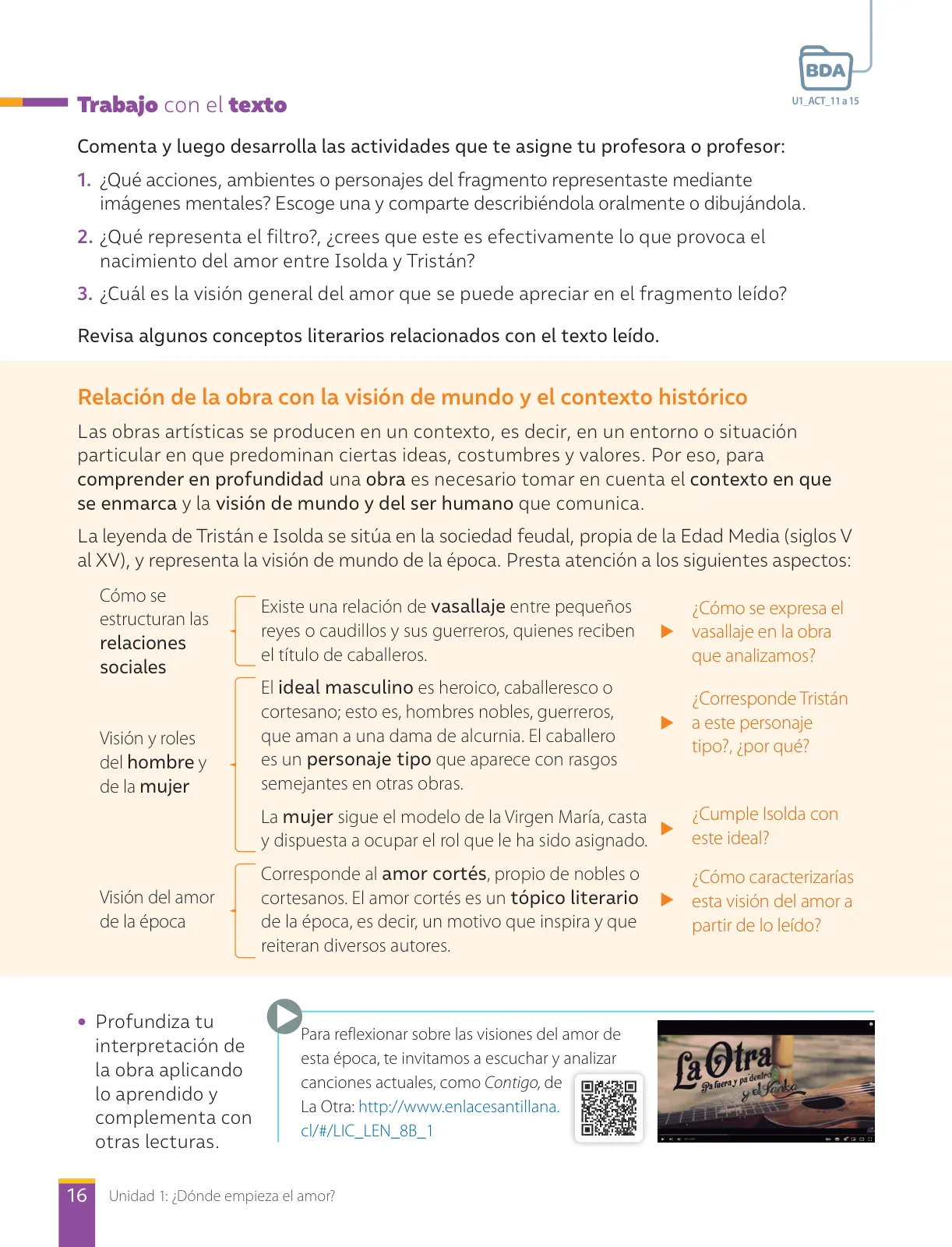 Página 18 de Lengua y Literatura – Octavo Básico | Texto del Estudiante MINEDUC – Descargar PDF · 2024