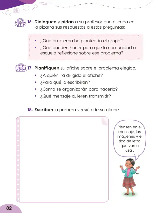Página 84 de Cuadernillo de Comunicación 2. Segundo grado de Primaria · 2024