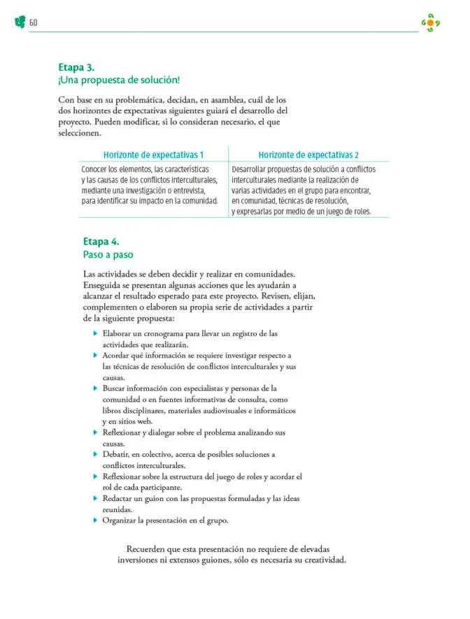 Página 61 de Colección Nanahuatzin. Nuestro libro de Proyectos. Tomo I. Libro de Educación Telesecundaria Grado 3° Ciclo Escolar 2025 - 2026