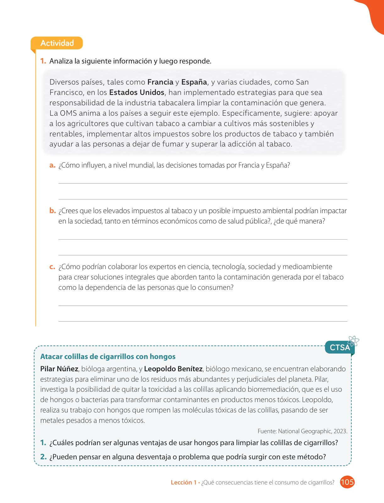 Miniatura página 107 de Libro de Ciencias Naturales – Quinto Básico | Texto del Estudiante MINEDUC – Descargar PDF · 2024