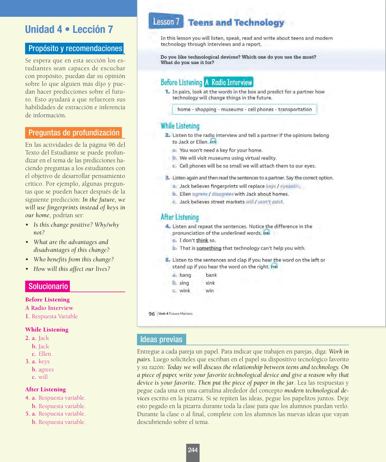 Página 85 de Inglés – Octavo Básico | Student’s Book MINEDUC – Descargar PDF · 2024