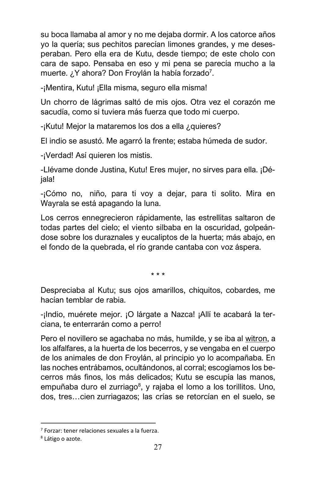 Página 27 de Arguedas, entre el fuego y el amor : textos seleccionados para estudiantes de Educación Básica · 2021