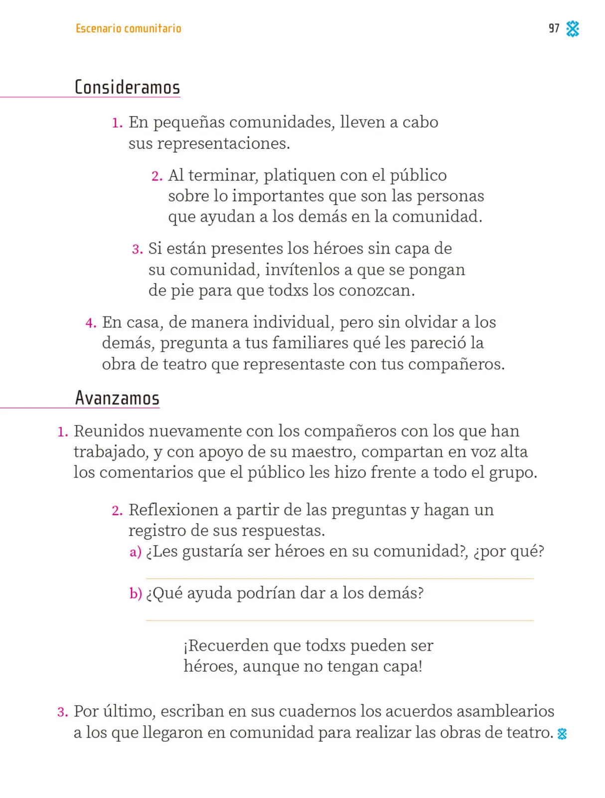 Miniatura página 98 de Proyectos Comunitarios.   Libro de Educación Primaria Grado 1°  Ciclo Escolar 2025 - 2026