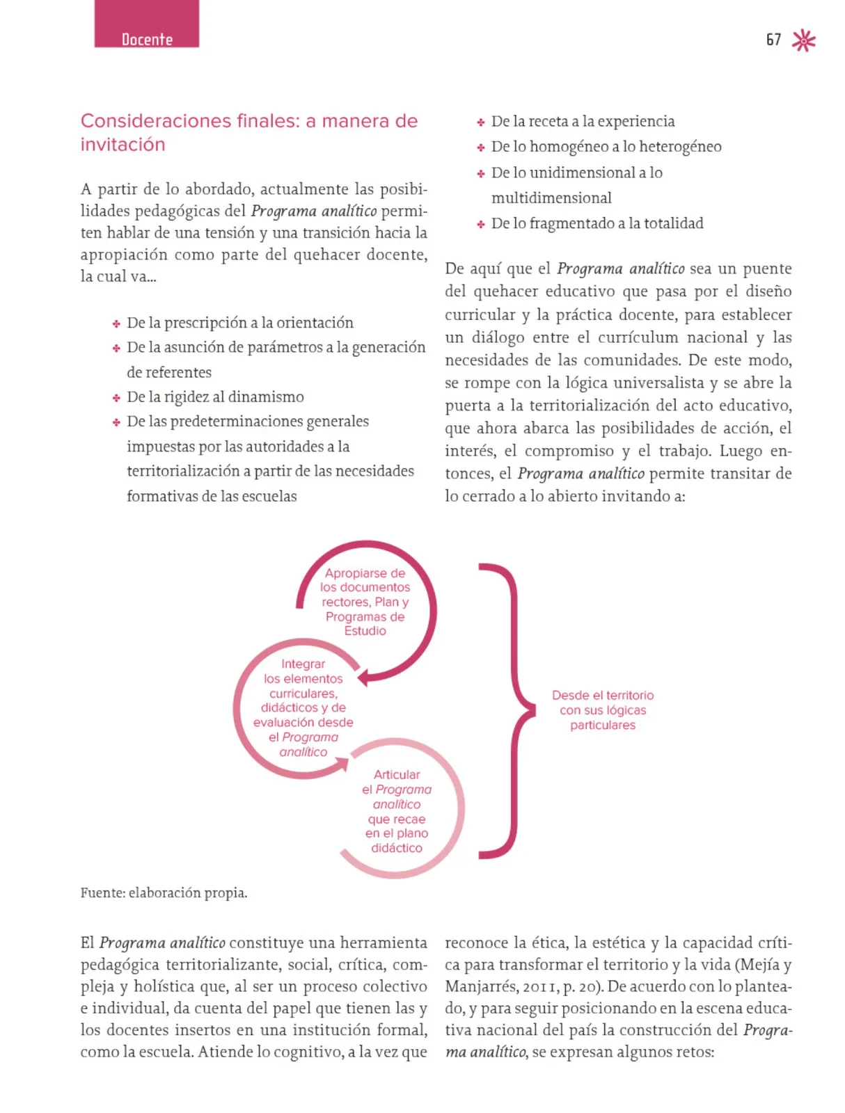 Miniatura página 68 de Un libro sin recetas para la maestra y el maestro. Fase 2  Libro de Educación Preescolar Grado 1°, 2°, 3°  Ciclo Escolar 2025 - 2026