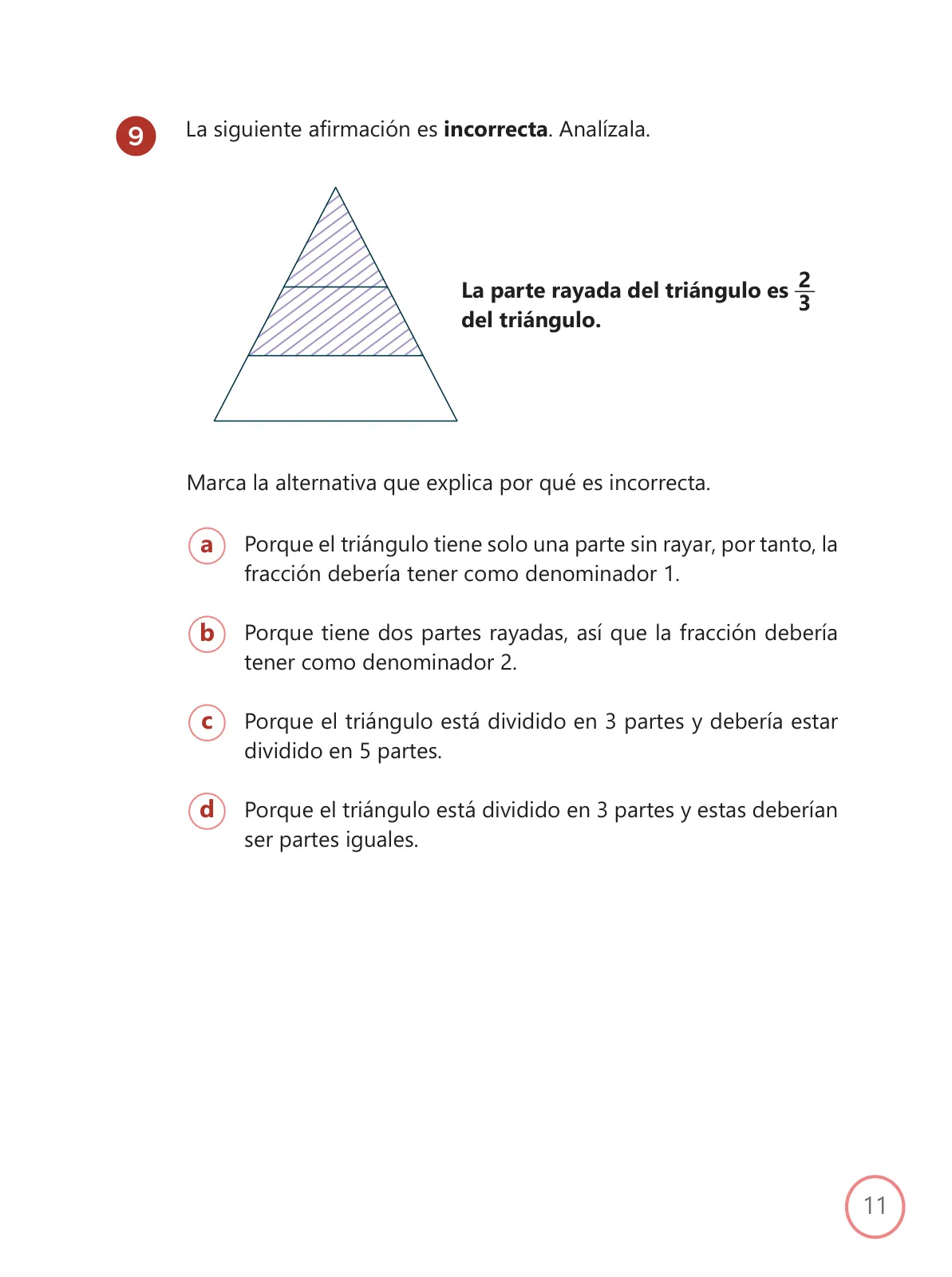 Miniatura página 11 de Kit de evaluación Proceso 1 Demostrando lo que aprendimos : Matemática, segundo trimestre, ﻿Cuarto grado - Primaria · 2019