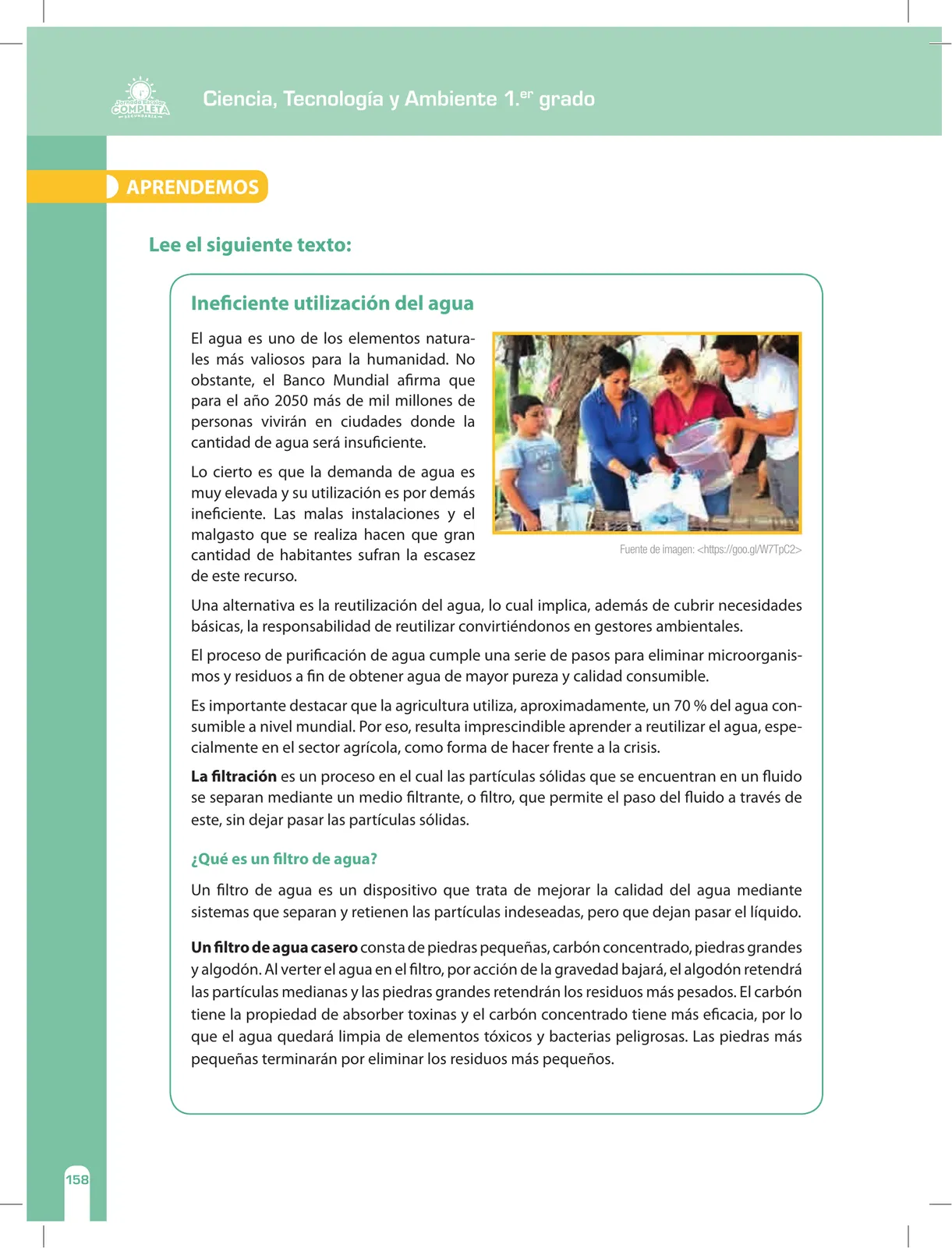Miniatura página 158 de Ciencia, Tecnología y Ambiente 1. Cuaderno de reforzamiento pedagógico - JEC · 2016