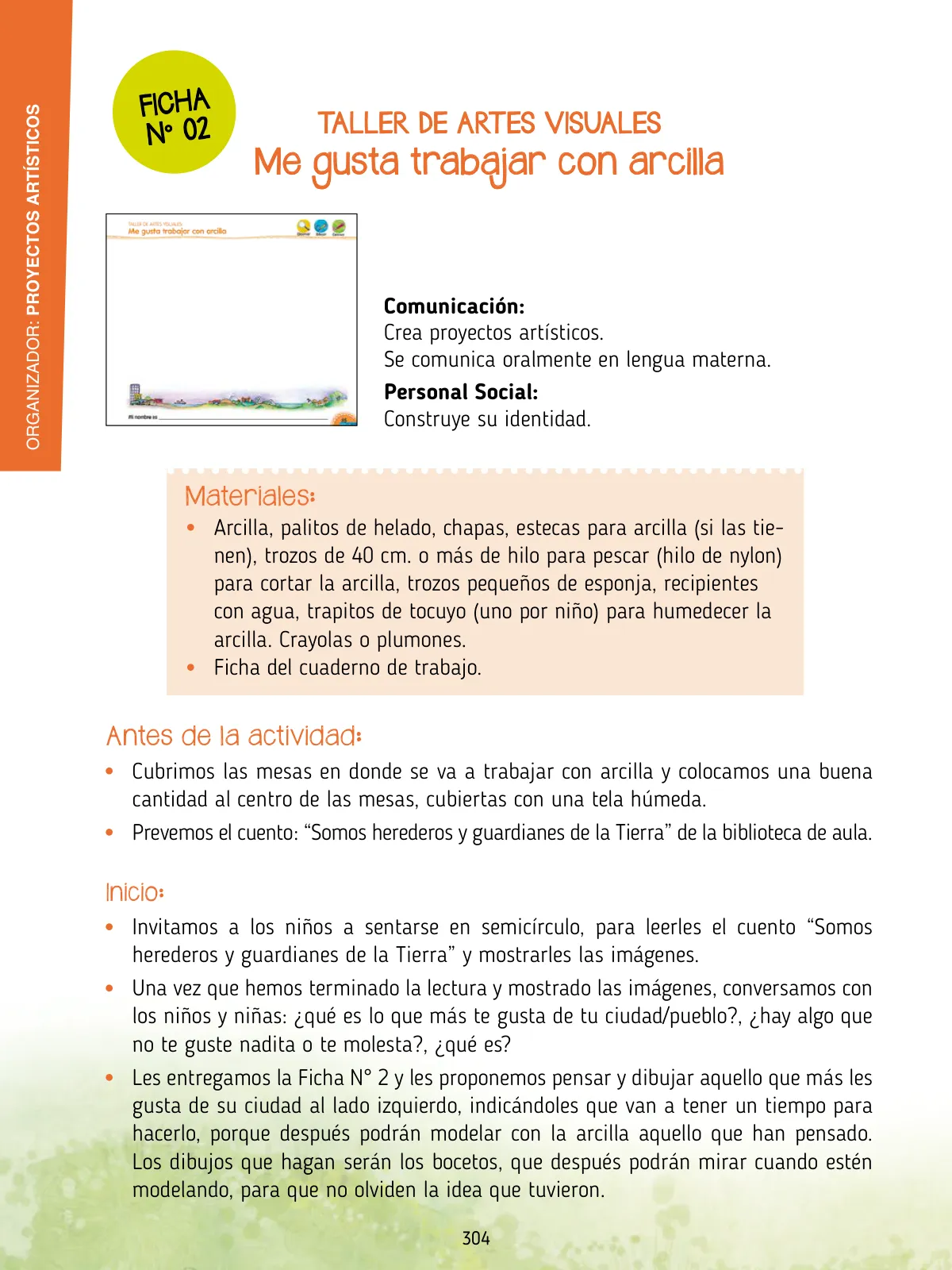 Miniatura página 306 de Agenda pedagógica 2017-2018 para docentes de II Ciclo de Instituciones de nivel de Educación Inicial · 2017