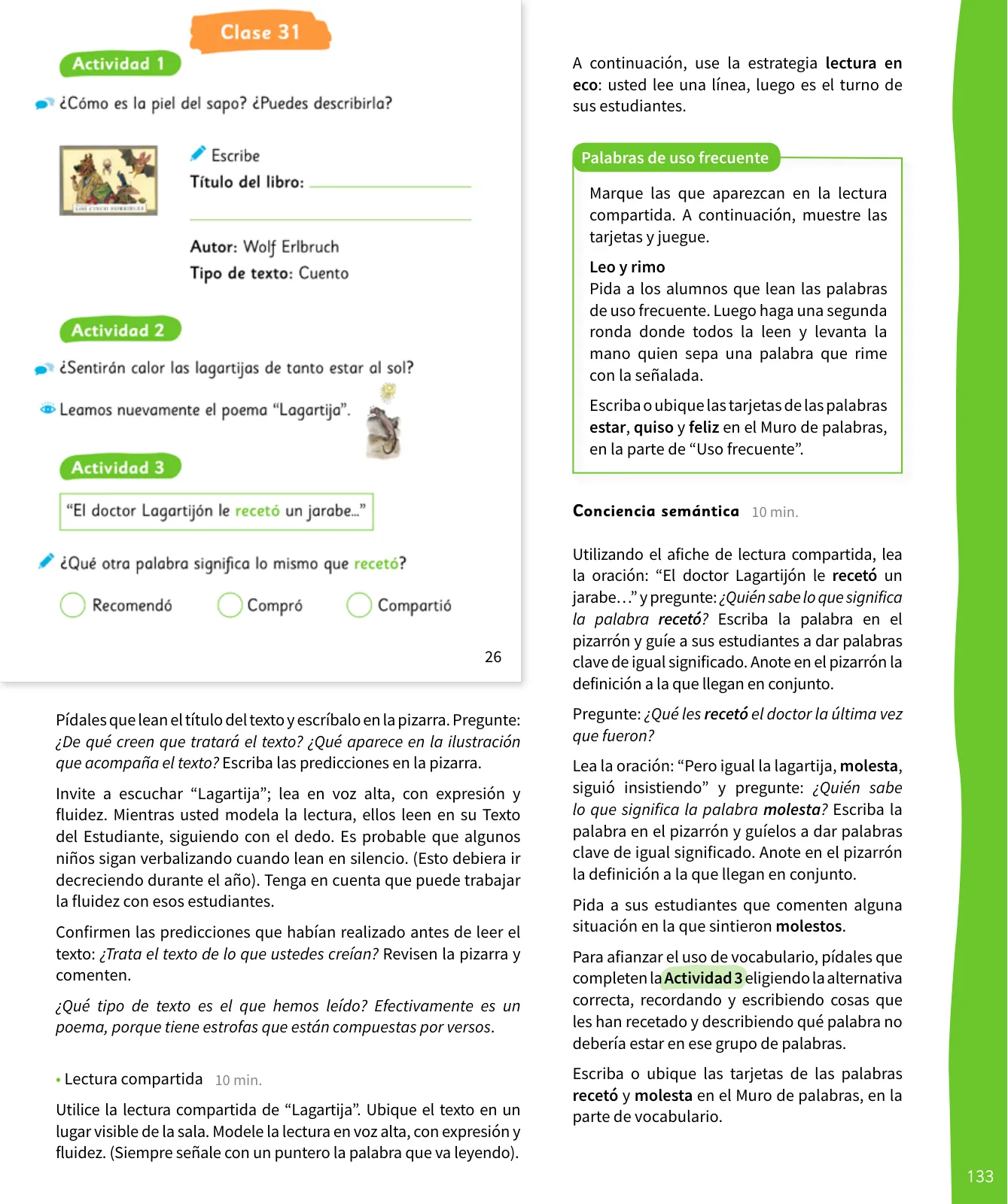 Miniatura página 134 de Lenguaje y Comunicación – Segundo Básico – Texto del Estudiante MINEDUC – Descargar PDF · 2024