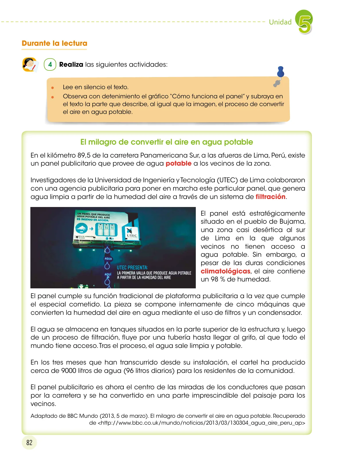 Página 83 de Comunicación 6 : cuaderno de trabajo para sexto grado de Educación Primaria 2019 · 2019