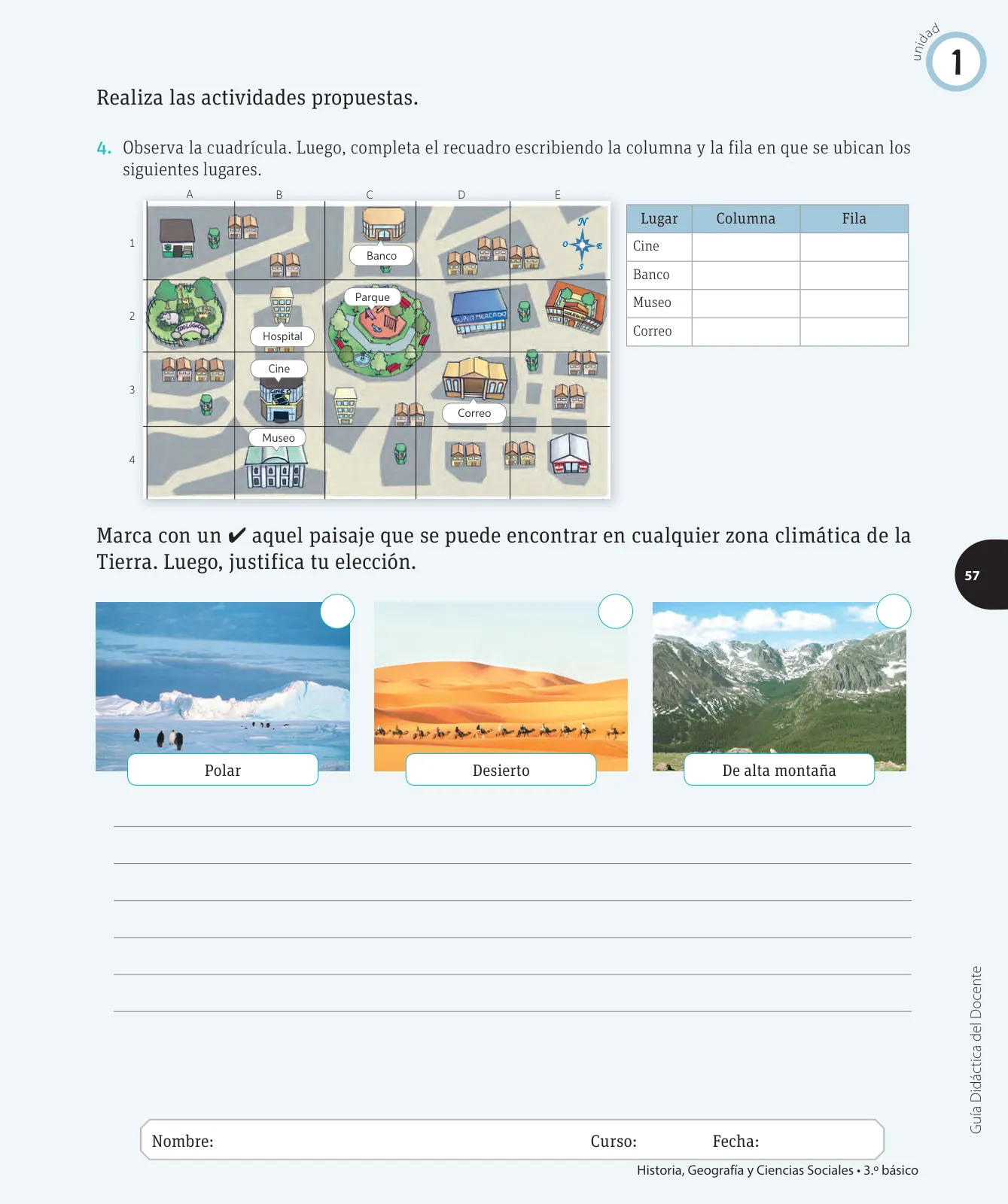Página 74 de Historia, Geografía y Ciencias Sociales – Tercero Básico | Texto del Estudiante MINEDUC – Descargar PDF · 2024