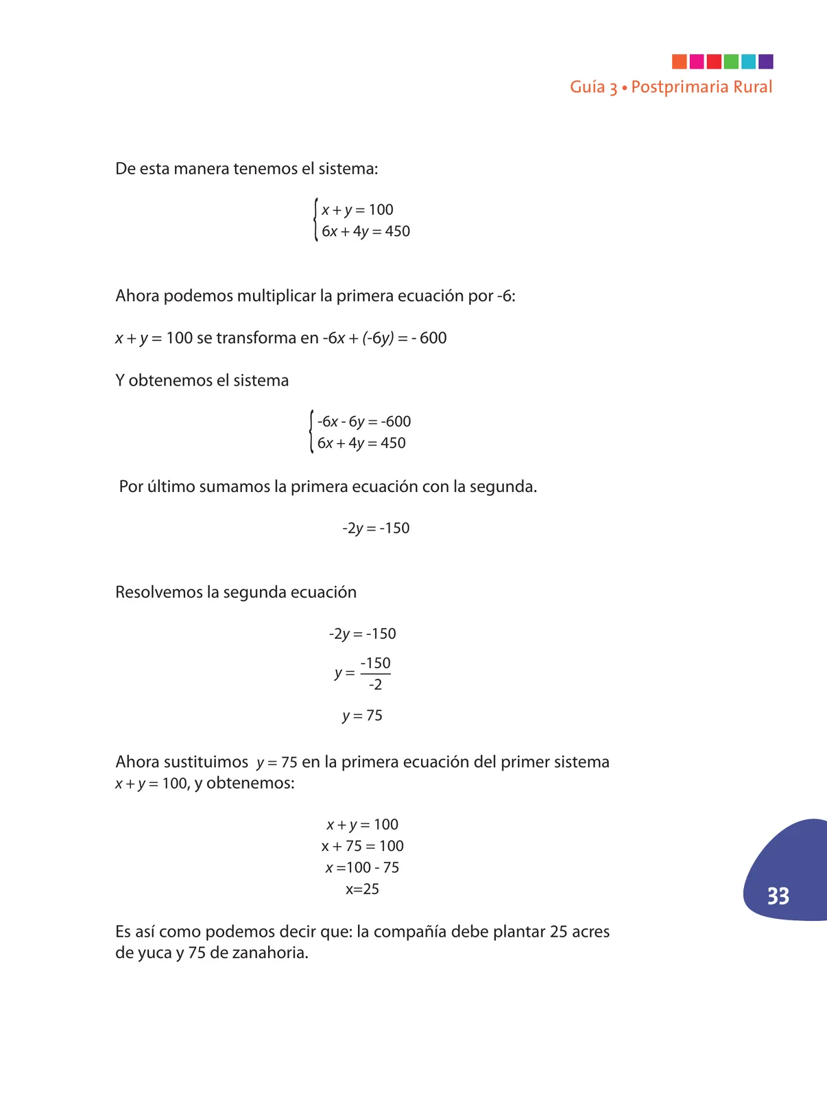 Miniatura página 34 de Matematica 9° · Postprimaria