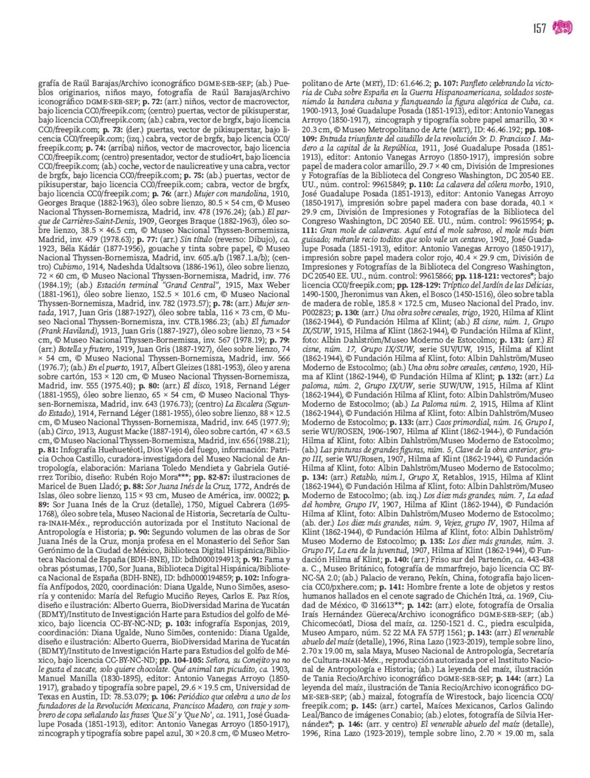 Miniatura página 158 de Colección Nanahuatzin. Múltiples lenguajes.   Libro de Educación Secundaria Grado 3°  Ciclo Escolar 2025 - 2026