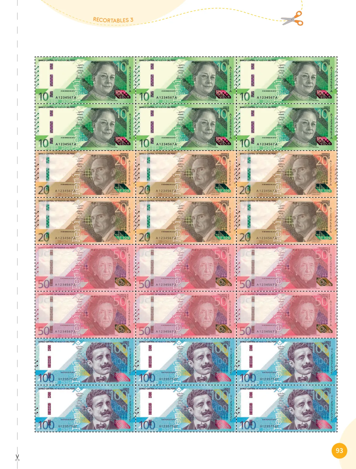Miniatura página 95 de Cuadernillo de Matemática 3, tercer grado de Primaria · 2023
