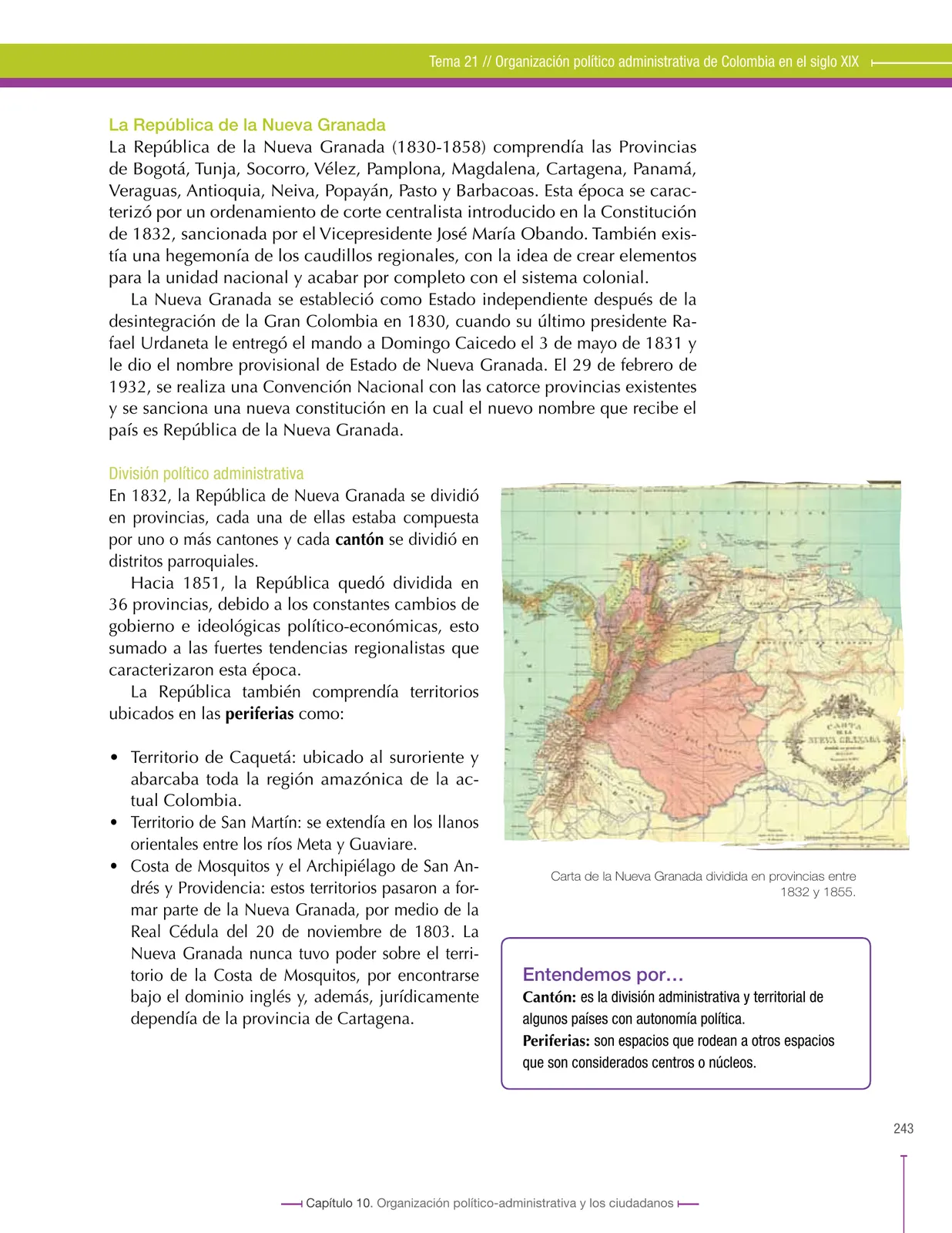 Miniatura página 243 de Ciencias Sociales 8° · Secundaria Activa