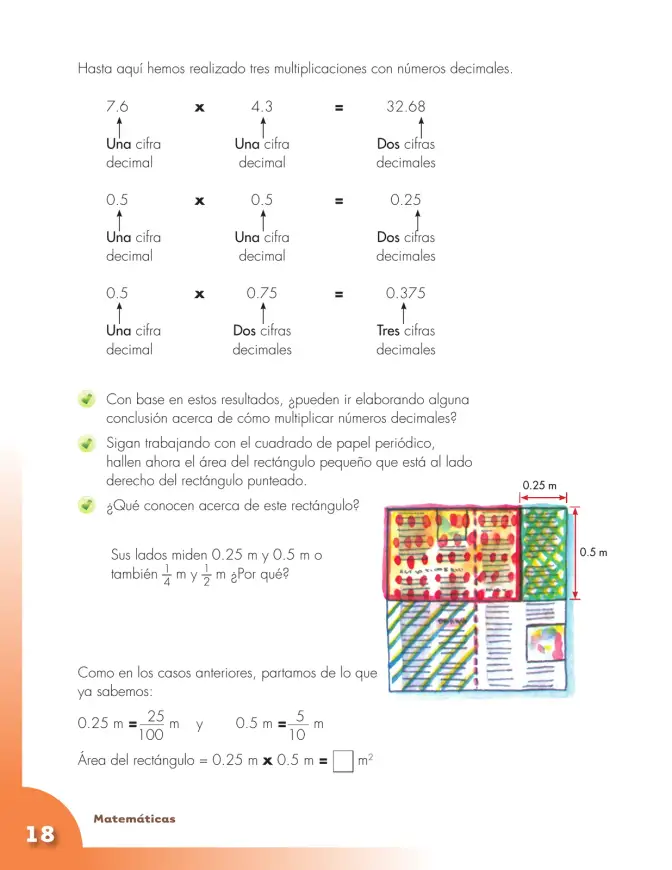 Página 18 de Matematica 5° · Cartilla 03