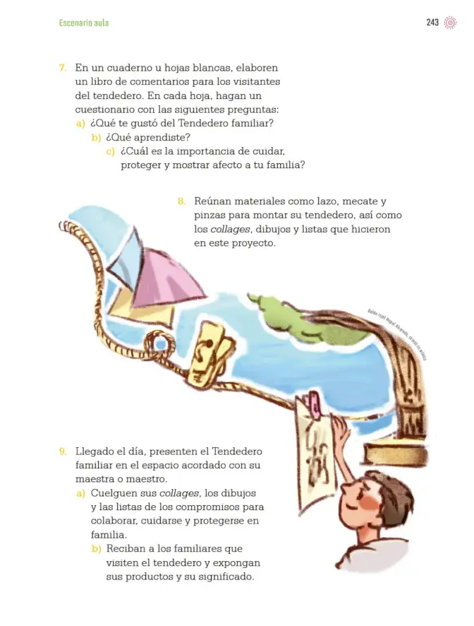 Página 246 de Proyectos de Aula. Libro de Educación Primaria Grado 3° Ciclo Escolar 2025 - 2026