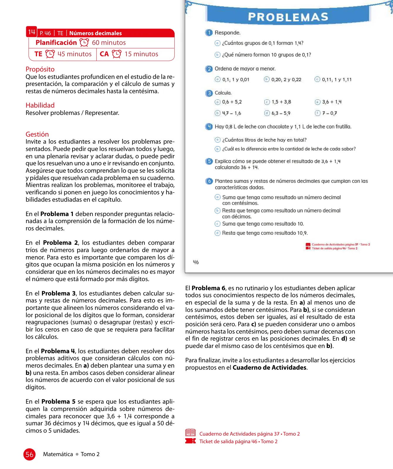 Página 58 de Sumo Primero – Cuarto Básico | Texto del Estudiante MINEDUC – Descargar PDF · 2024