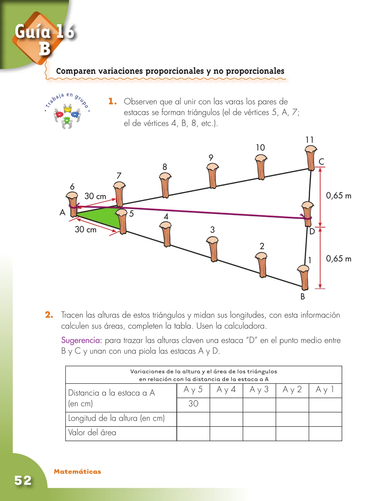 Página 52 de Matematica 5° · Cartilla 03