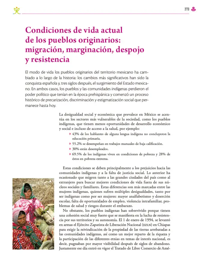 Página 274 de Colección Ximhai. Ética, naturaleza y sociedades. Libro de Educación Secundaria Grado 1° Ciclo Escolar 2025 - 2026