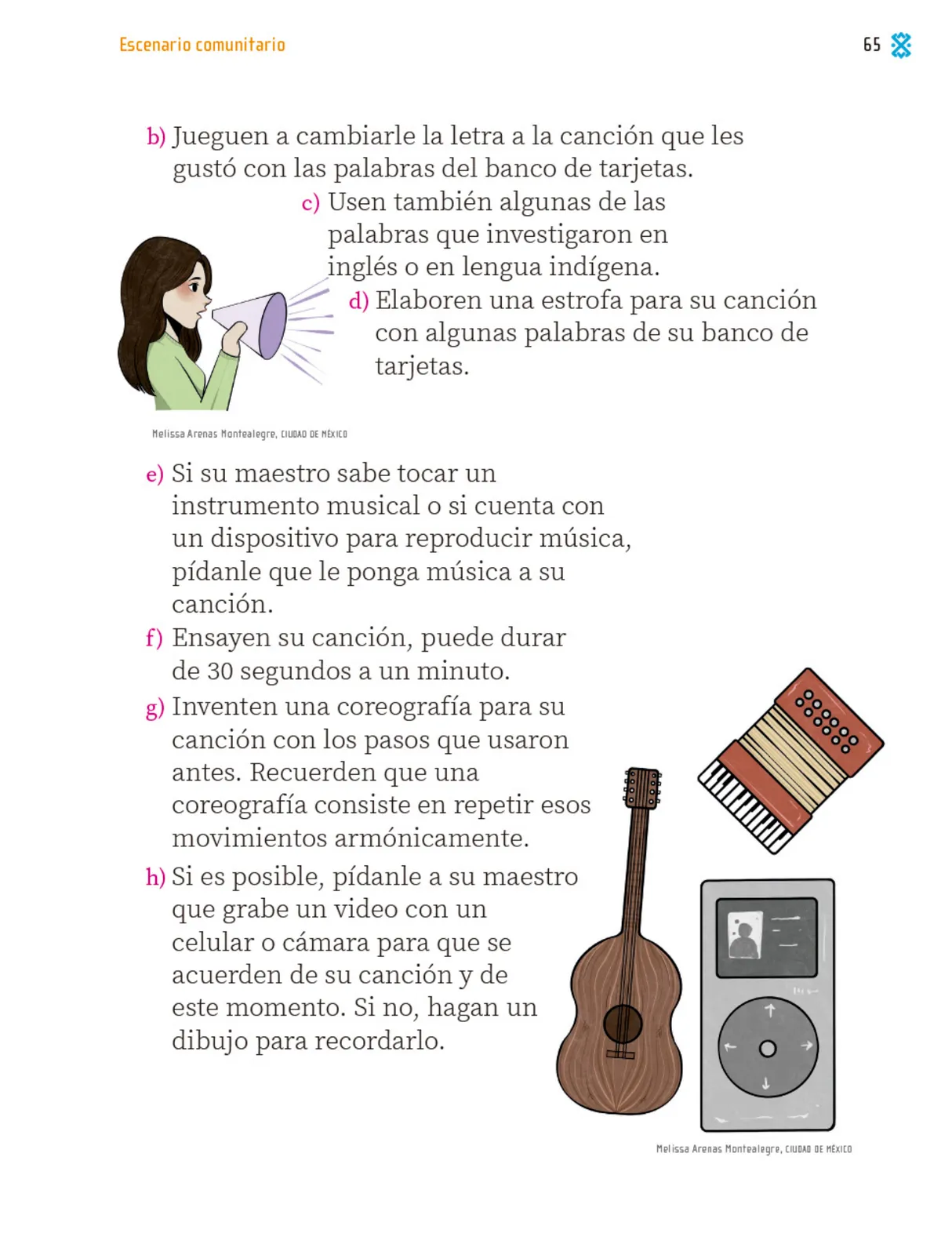Miniatura página 66 de Proyectos Comunitarios.   Libro de Educación Primaria Grado 1°  Ciclo Escolar 2025 - 2026