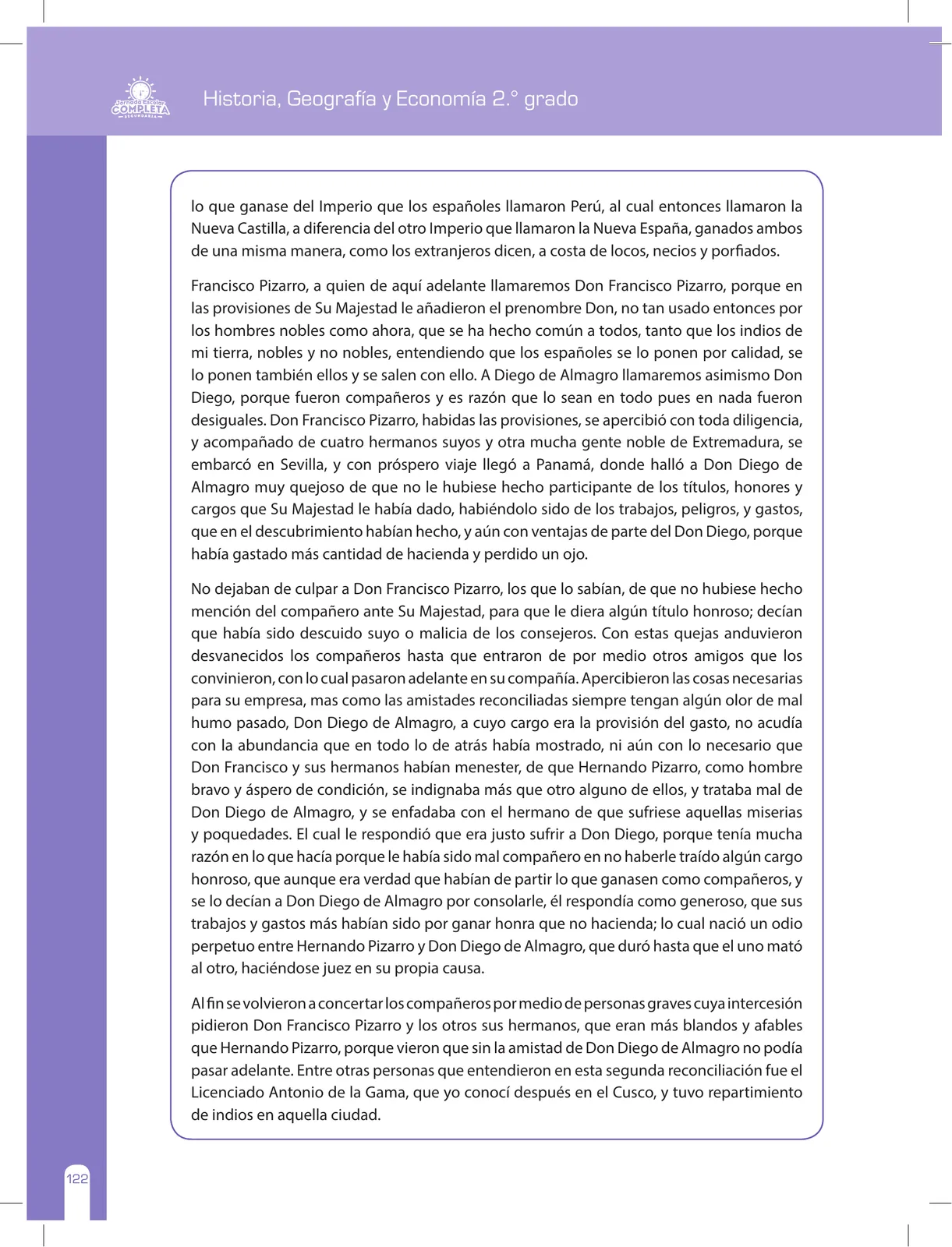 Página 122 de Historia, Geografía y Economía 2 : cuaderno de reforzamiento pedagógico - JEC ﻿ · 2016