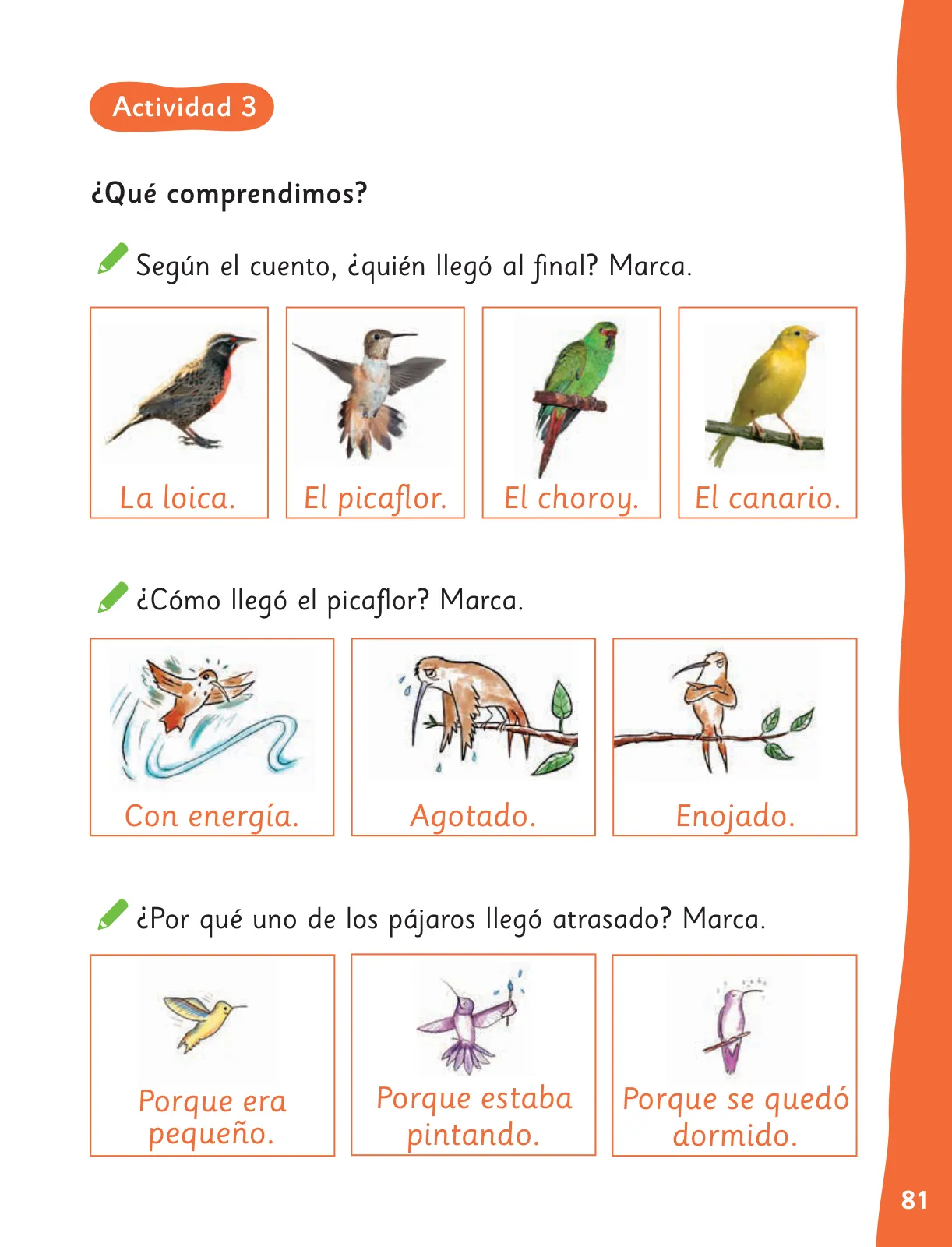 Página 84 de Lenguaje y Comunicación – Primero Básico | Texto del Estudiante MINEDUC – Descargar PDF · 2024