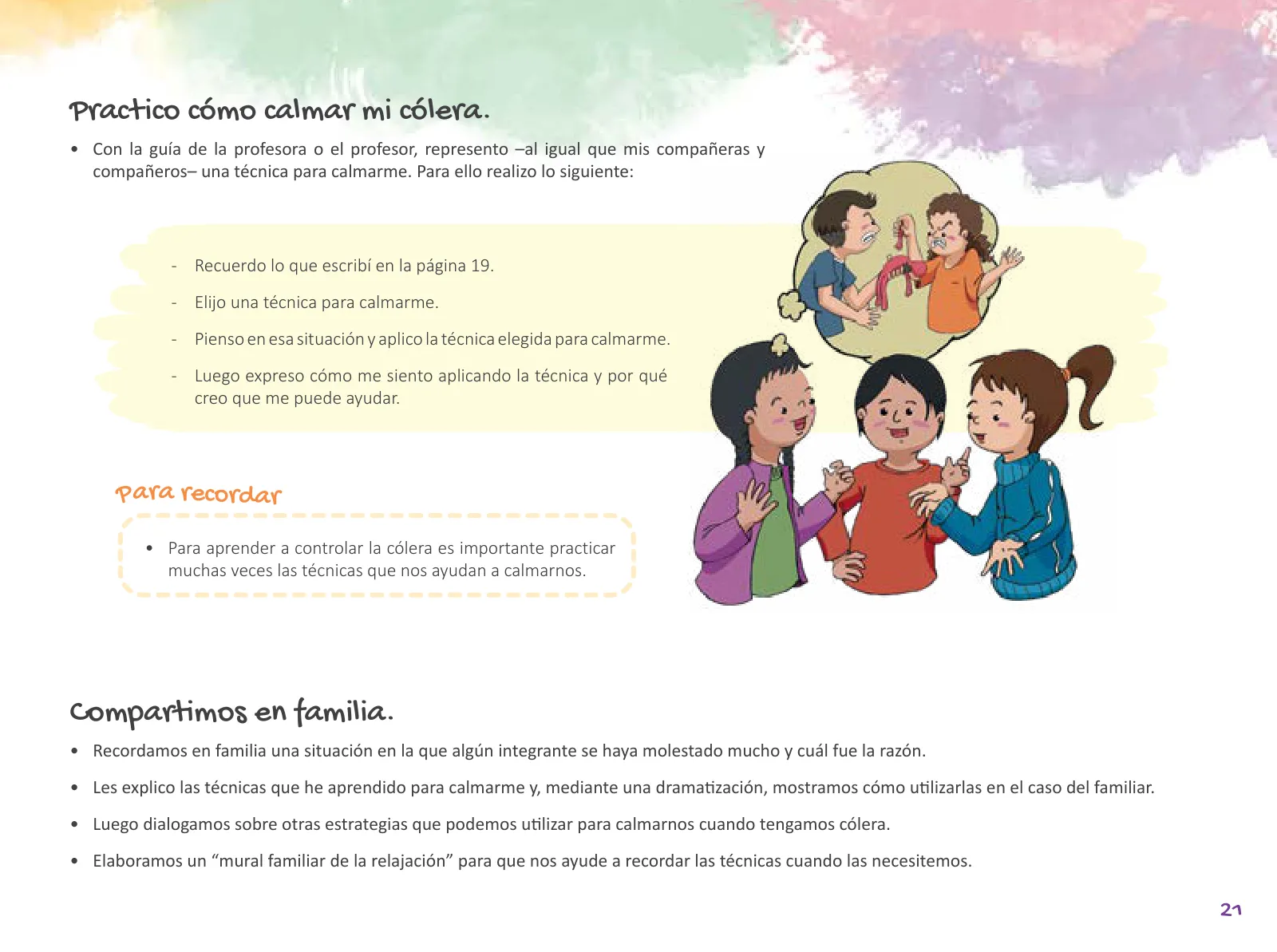 Página 23 de Cuadernillo de Tutoría 5 : quinto grado de Educación Primaria · 2021